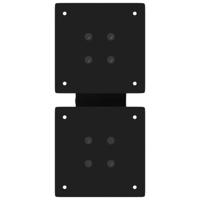 Salontafelpoten 2 st X-vormig 40x(30-31) cm staal zwart - thumbnail