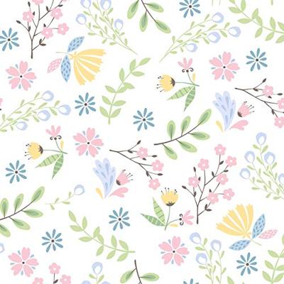 Creativ Company Servetten, kleinbloemig, afm 33x33 cm, 20 stuk/ 1 doos