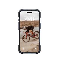 Urban Armor Gear Essential Armor MagSafe Case Backcover Apple iPhone 16 Pro Blauw, Transparant MagSafe compatible - thumbnail