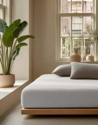 Dreamhouse Mousseline Créme 90 x 200 + 30 cm