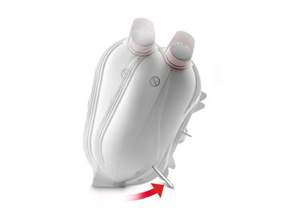 Delonghi hfs30b24.w ventilatorkachel wit