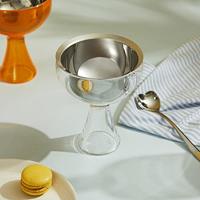 Alessi Big love IJscoupe met lepel, kunststof rvs wit - thumbnail