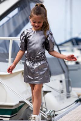 B.Nosy Meisjes nepleren rok - Pewter