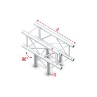 MILOS B-stock Pro-30 Square P Truss - T-Cross 3-way - 71 cm - thumbnail