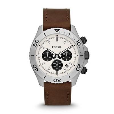 Fossil chronograaf retro reiziger Herenhorloge45 mm CH2886 Fossil chronograaf retro reiziger Herenhorloge45 mm CH2886