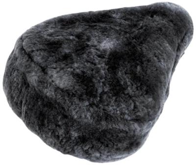 Zadeldek schapenvacht universeel grijs