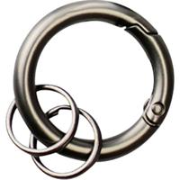 Basi 0006-0157 4026434178852 Sleutelring Grijs (mat), Zwart 10 stuk(s) - thumbnail