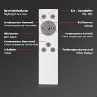 Briloner LED-plafondlamp (Zwart) - thumbnail