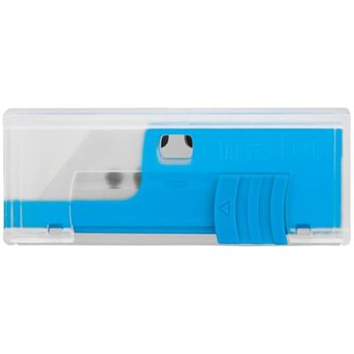 Martor Trapeziummes | L60xB19xS0,63mm | met perforatie | 10 stuks / dispenser - 99.70 99.70