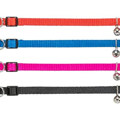 Trixie halsband kat nylon assorti