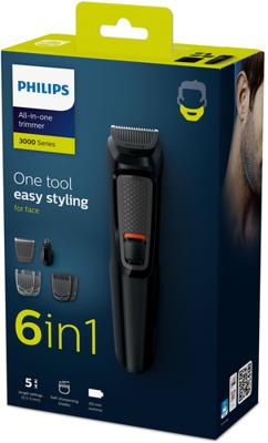 Philips Multigroom Series 3000 MG3710 Draadloze Trimmer - thumbnail