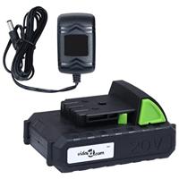 VidaXL Accugrastrimmer met accu 20 v 1500 mah li-ion - thumbnail