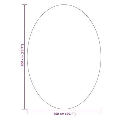 Tapijt HUARTE Grijs 140 x 200 cm Polyester