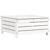 4-delige Loungeset massief grenenhout wit - thumbnail