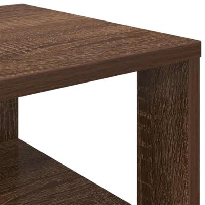 VidaXL Schoenenrek 61x32x105 cm bewerkt hout bruin eikenkleur