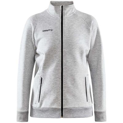 Craft 1910627 Core Soul Full Zip Jacket Wmn - Grey Melange - XL Craft 1910627 Core Soul Full Zip Jacket Wmn - Grey Melange - XL