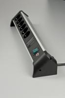 Brennenstuhl 1391020600 Overspanningsveilige stekkerdoos Zilver-zwart Randaarde stekker 1 stuk(s) - thumbnail