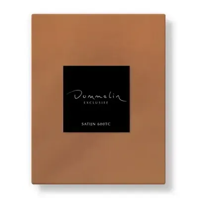 Dommelin Dommelin Topper Hoeslaken Uni Satijn 600tc 722 Cognac 210x220/9
