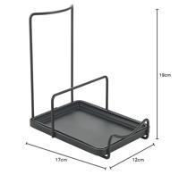 Metaltex tokyo line houder 17x19x12 cm zwart - thumbnail