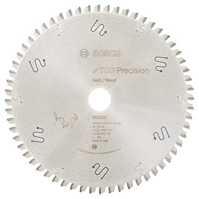 Bosch Accessoires Cirkelzaagblad Top Precision Best for Wood 254 x 30 x 2,3 mm, 60 1st - 2608642102 Bosch Accessoires Cirkelzaagblad Top Precision Best for Wood 254 x 30 x 2,3 mm, 60 1st - 2608642102