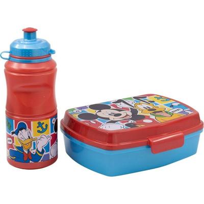 Picknickhouder met Fles Mickey Mouse CZ11277 380 ml 17 cm Plastic