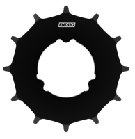 Enduo cargo tandwiel 24t cargo nexus alfine zwart - thumbnail