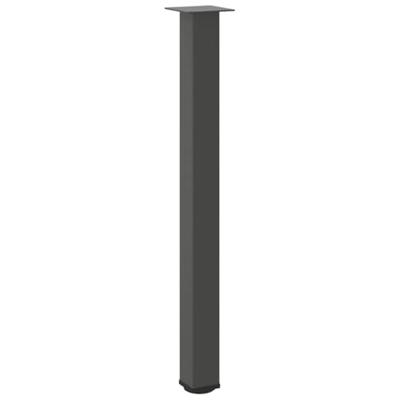 Bartafelpoten 4 st 100-102 cm staal antraciet