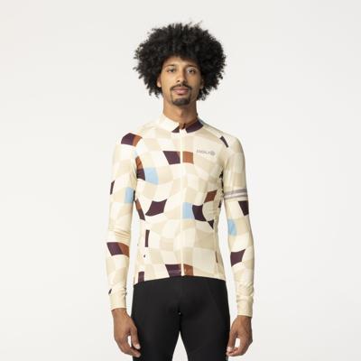 Square Fietsshirt Lange Mouwen Performance Heren