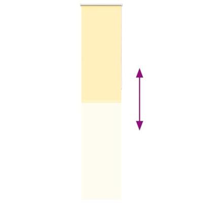 VidaXL Rolgordijn 50x210 cm verduisterend stofbreedte 45,7cm polyester