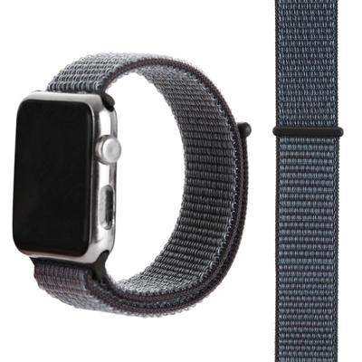 Eenvoudige mode nylon horlogebandje voor Apple Watch serie & 40mm/3 & 2 & 1 38mm met magische stok (Space Grey) Eenvoudige mode nylon horlogebandje voor Apple Watch serie & 40mm/3 & 2 & 1 38mm met magische stok (Space Grey)