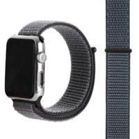 Eenvoudige mode nylon horlogebandje voor Apple Watch serie & 40mm/3 & 2 & 1 38mm met magische stok (Space Grey) - thumbnail