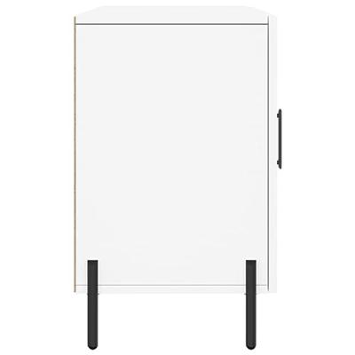 Dressoir 100x36x60 cm bewerkt hout wit Dressoir 100x36x60 cm bewerkt hout wit