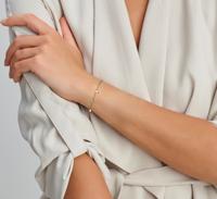 TFT Armband Goud Zirkonia 0,8 mm 16,5 - 17,5 - 18,5 18.5 cm - thumbnail