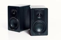 DALI KUPID Premium Compacte Passieve HiFi-plankluidspreker, 2-weg design met 4,5 inch woofer en 1 inch tweeter, inclusief wandhouder (paar) - Black Ash - thumbnail