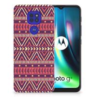 Motorola Moto G9 Play | E7 Plus | TPU bumper | Aztec Paars - thumbnail