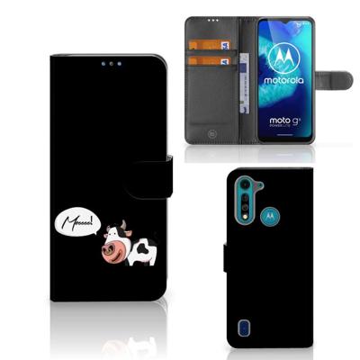 Motorola G8 Power Lite Leuk Hoesje Cow Motorola G8 Power Lite Leuk Hoesje Cow