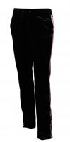 Papillon sportbroek velours dames zwart - thumbnail