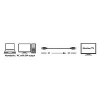 LogiLink CV0120 DisplayPort kabel 2 m Zwart - thumbnail
