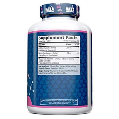 HMB 1000mg Haya Labs 100tabl