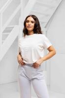 Guess Habi Boxy T-Shirt Dames Wit - Maat S - Kleur: gebroken-wit | Soccerfanshop - thumbnail