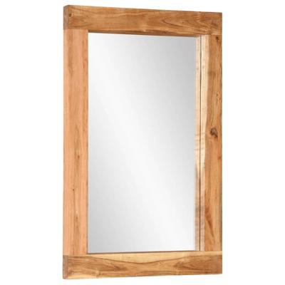 VidaXL Spiegel 70x50 cm massief acaciahout en glas