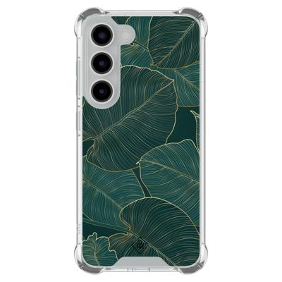 Samsung Galaxy S23 shockproof hoesje - Monstera leaves