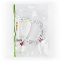 CAT6 UTP Platte Netwerkkabel | RJ45 Male - RJ45 Male | 2,0 m | Wit - thumbnail