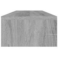 Monitorstandaard 100x24x13 cm bewerkt hout grijs sonoma eiken - thumbnail
