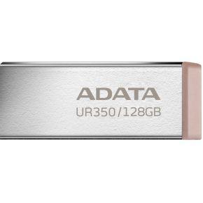 ADATA ur350 128 gb usb-stick (nikkel/bruin, usb-a 3.2 gen 1 (5 gbit/s))