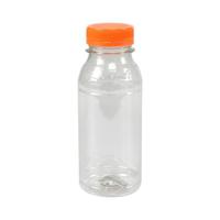 Pet Flesje 250cc + Oranje Dop (210 stuks) - thumbnail