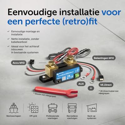 Victron Energy SmartShunt SHU050150050 Accubewaking Victron Energy SmartShunt SHU050150050 Accubewaking