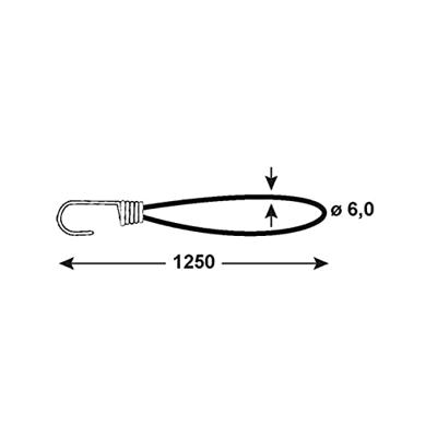 Connex snelbinder veiligheidsnet 6x180 10s - dy270612