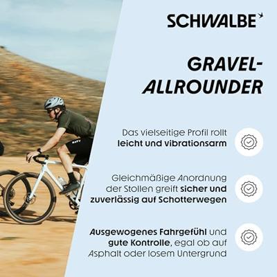 SCHWALBE Buitenband 28-1.70 (45-622) g-one allround per.zw/br-sk vw - thumbnail