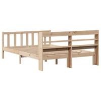 Bedframe zonder matras massief grenenhout 150x200 cm - thumbnail